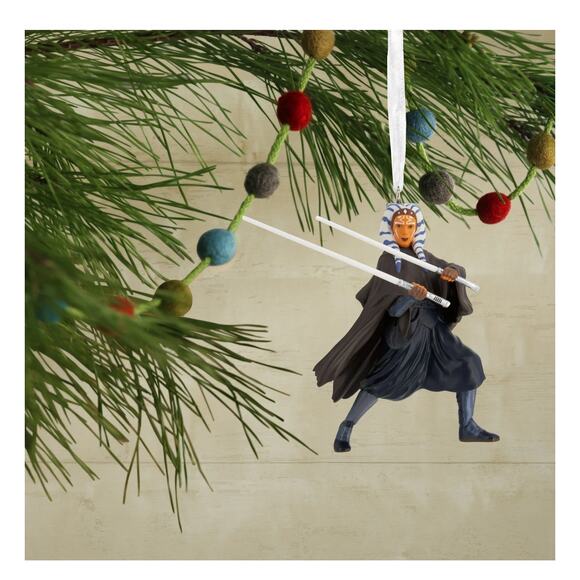 3 New Hallmark Funko Pop Star Wars Christmas Ornament Ahsoka Tano Bo-Katan Kryze - Picture 13 of 13